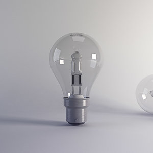 3d light bulb -