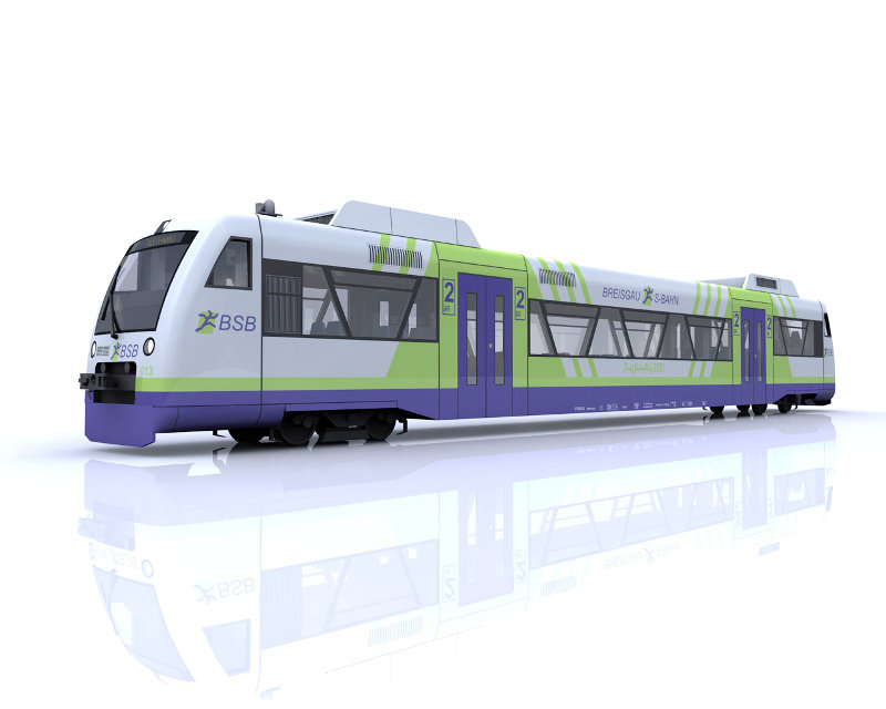 Rs-1 Regio Shuttle Passenger Train 3d Obj