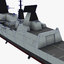 3d type 45 destroyer low-polygon