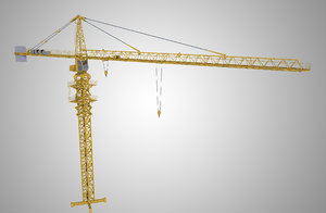 construction crane 3d max
