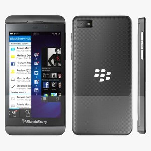 3d blackberry z10 model