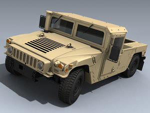 3d army hmmwv desert model