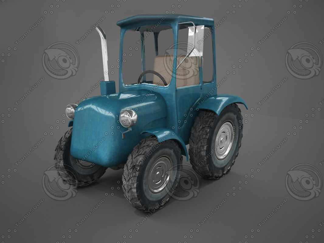 cartoon tractor toy