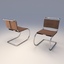 3d model mr chair mies