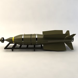 3d bolt-117 bomb model