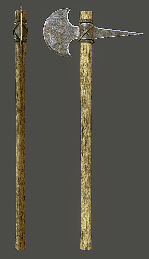 greek hoplite axe pick 3d 3ds