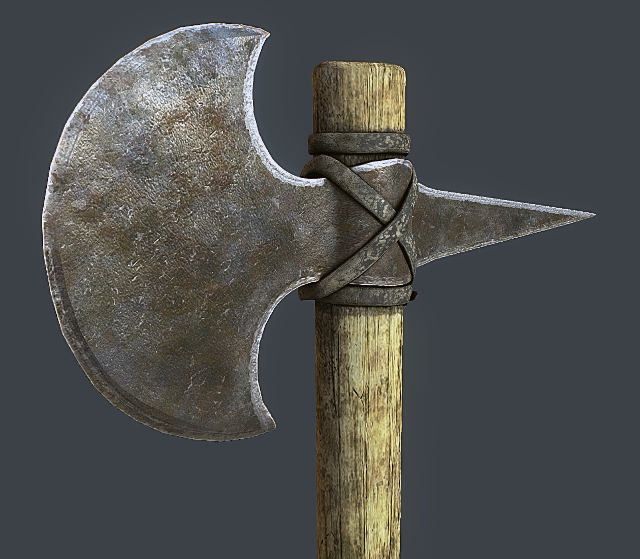 greek hoplite axe pick 3d 3ds