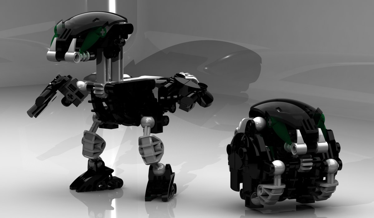 bionicle lego 3d model