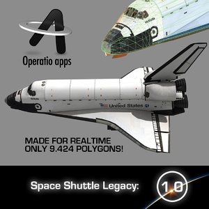 3d space shuttle