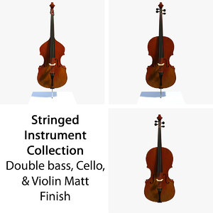 3d model matt musical instruments