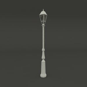 3ds max lamppost lamp post