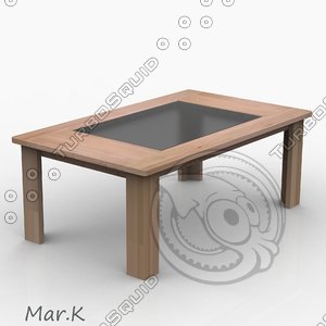 dining table 3d 3ds