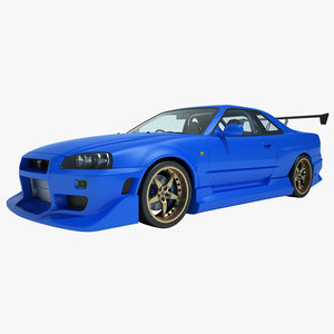 nissan skyline 3d model