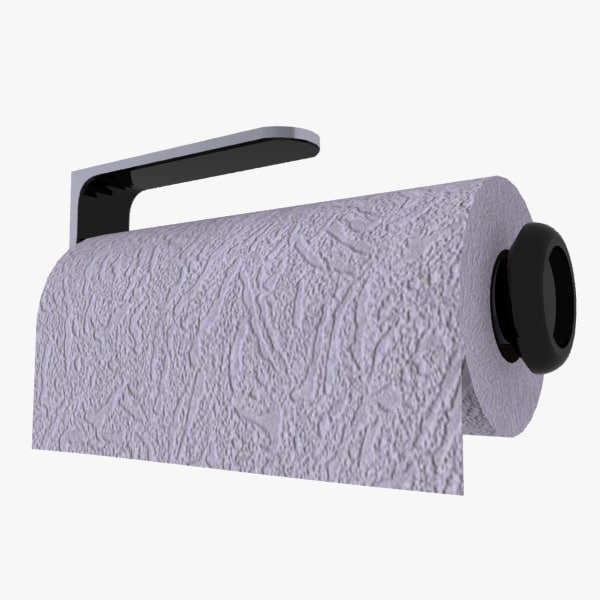 3d kitchen paper towel holder model