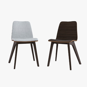 3d model morph wood chair