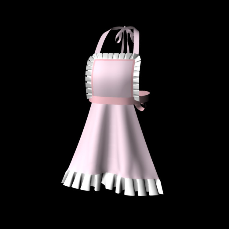 apron maid 3d model