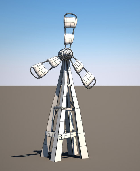 3D модель ветряная мельница - TurboSquid 743038