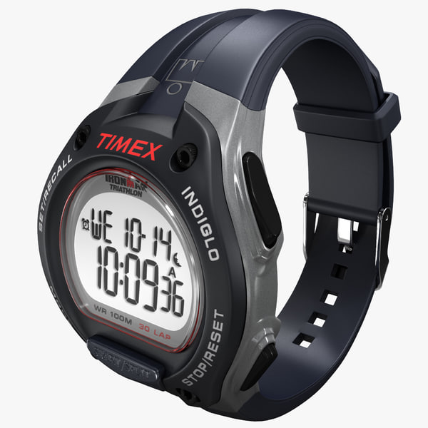 3ds max digital sport watch