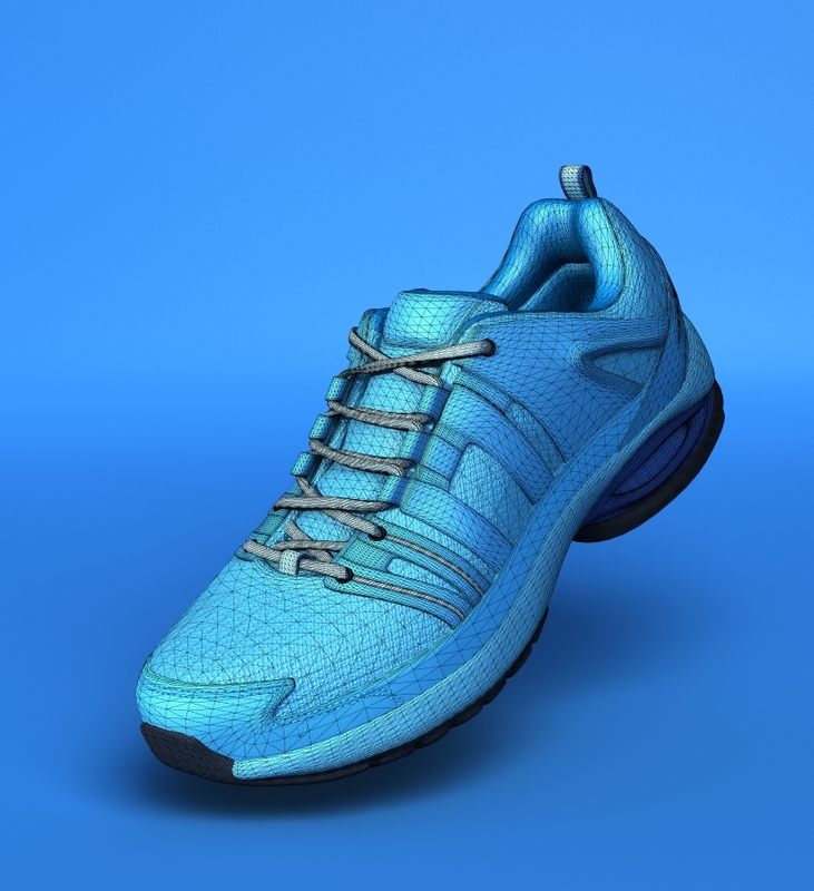 3d sneakers model