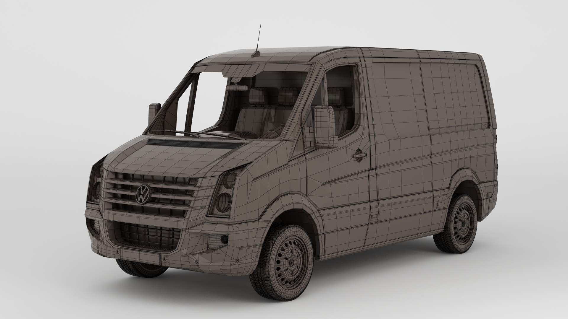 3d model volkswagen crafter