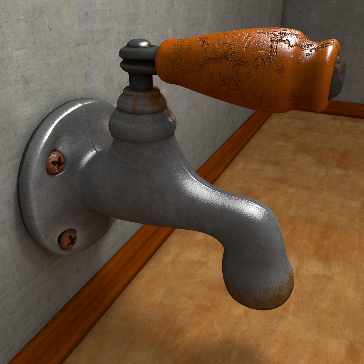 old faucet c4d