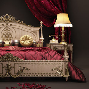 3d scene asnaghi bedroom interiors model