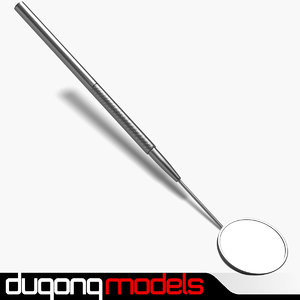 3d model dugm04 dentist mirror