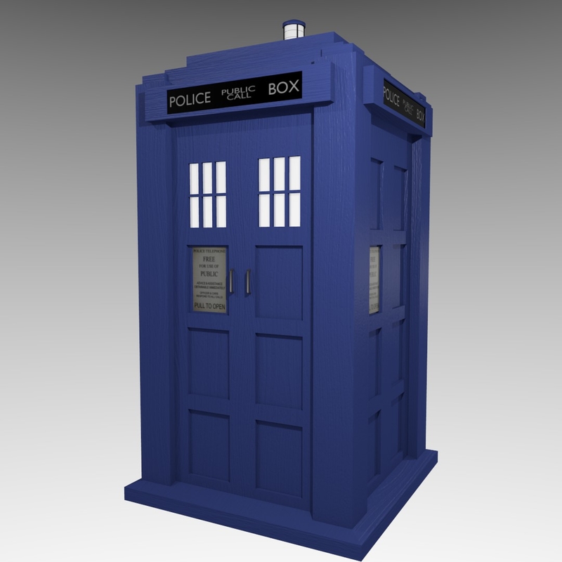 cartoon tardis