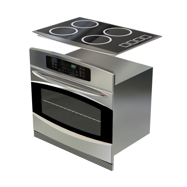 modelo 3d Horno y Fogones Eléctricos; Perfil de GE - TurboSquid 746616