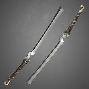 sword bone 3d model