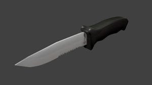 militar knife 3ds free