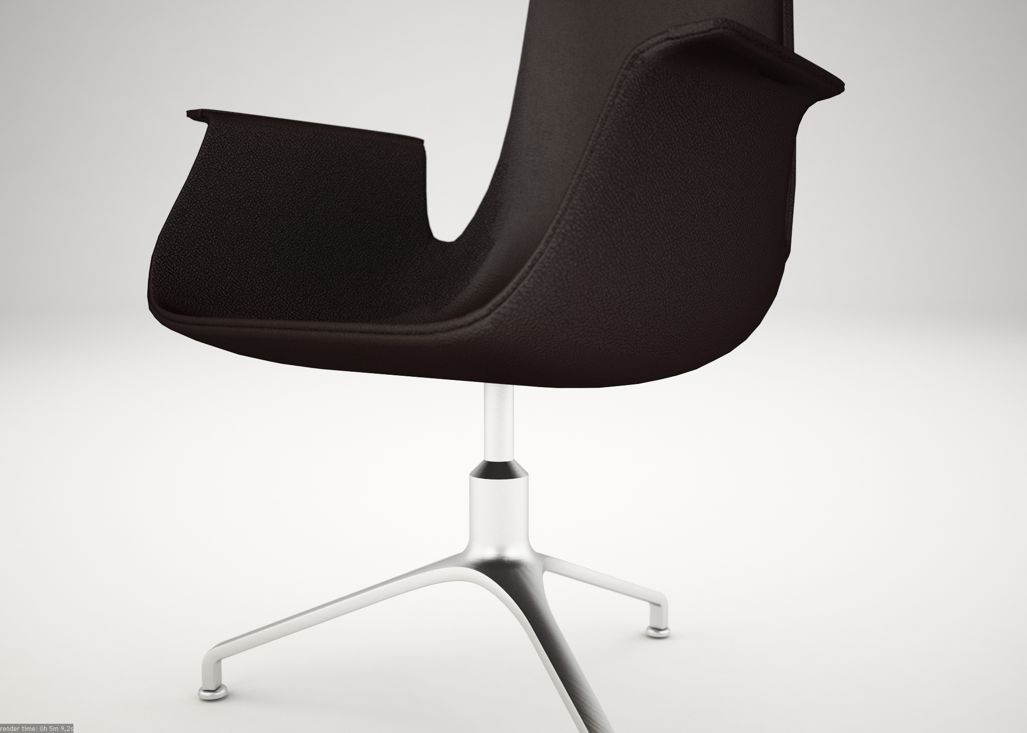 fk chair designer walter knoll 3d model