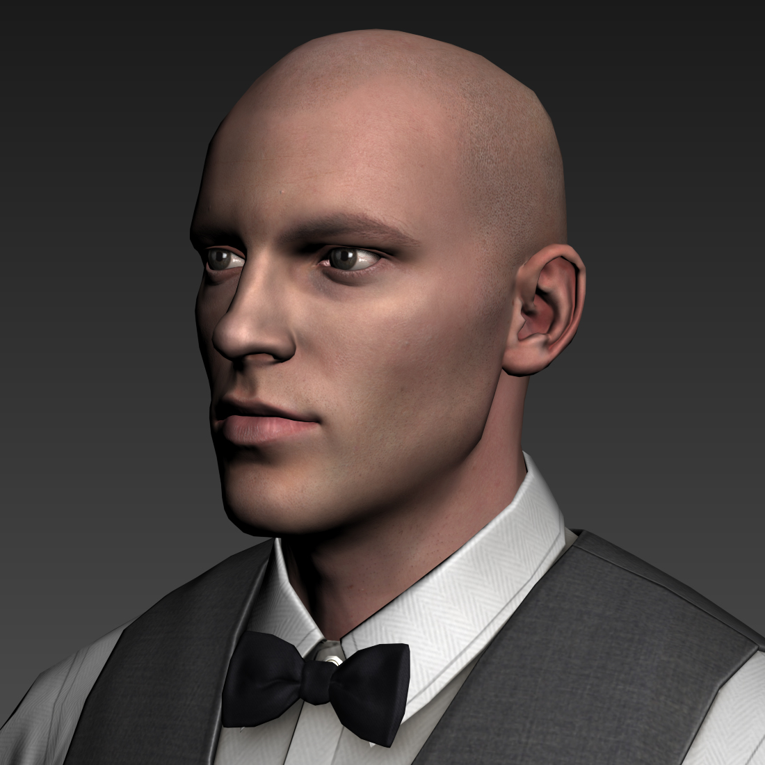 商界人士 - 低多边形人物3d模型