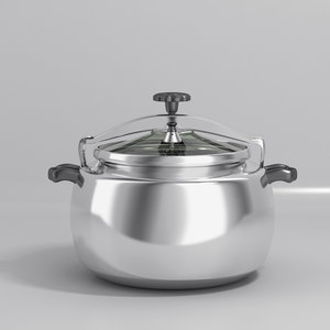 3d pan cook cooker model