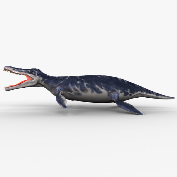 kronosaurus dinosaur modeled max