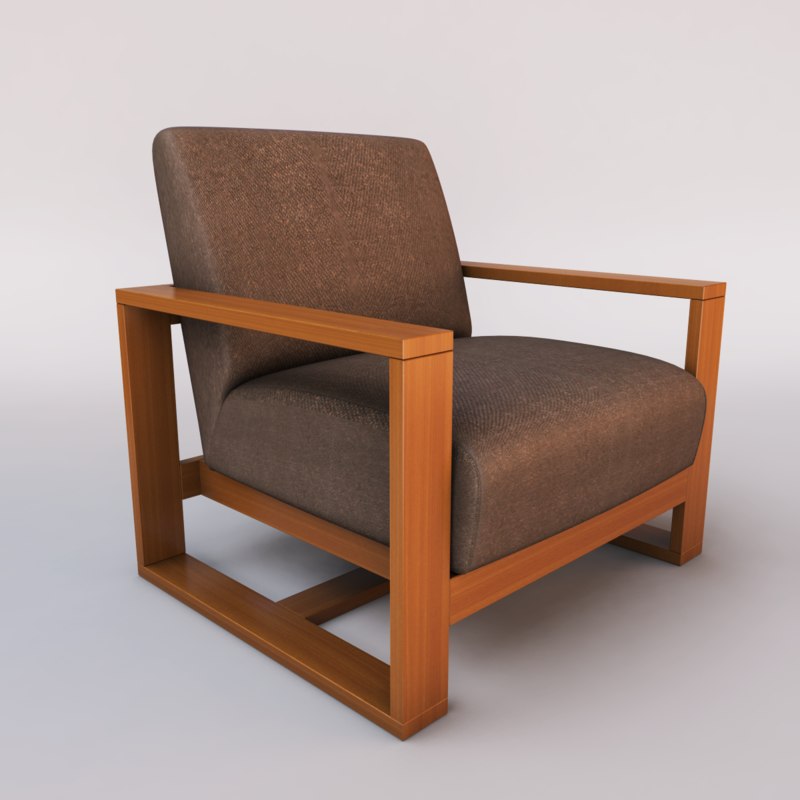 3ds max cube chair design