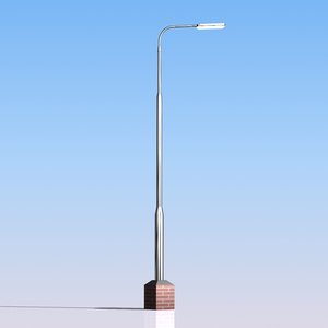 3d model street lamp light