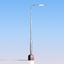3d model street lamp light