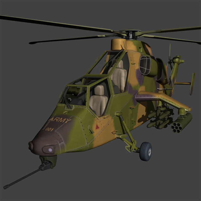 3ds max eurocopter tiger helicopter arh