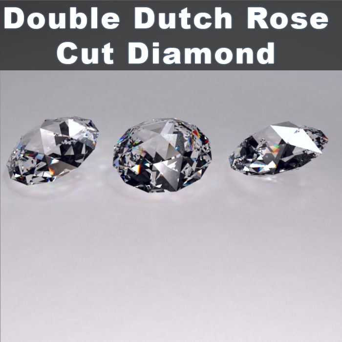 double rose cut diamond