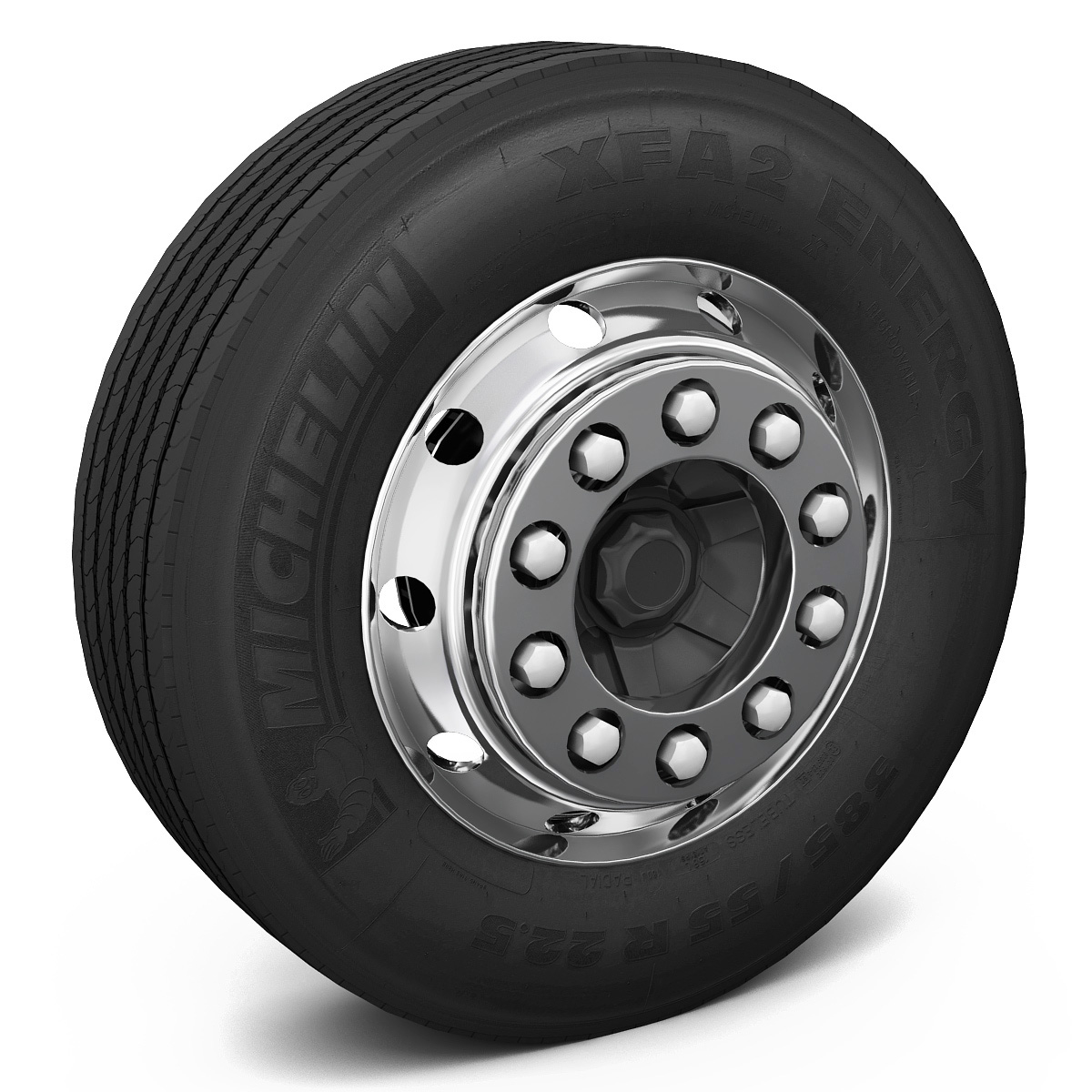 truck wheel 3d model