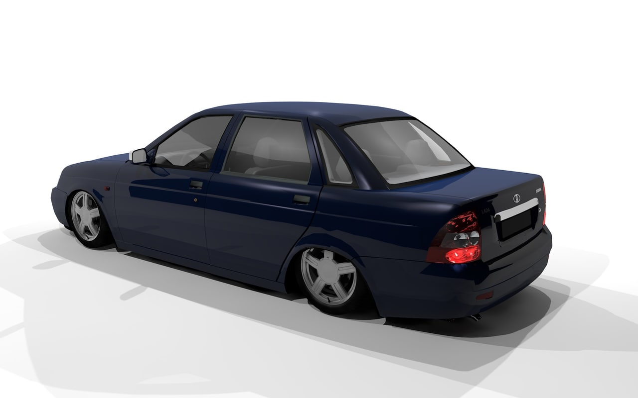 3d model lada priora