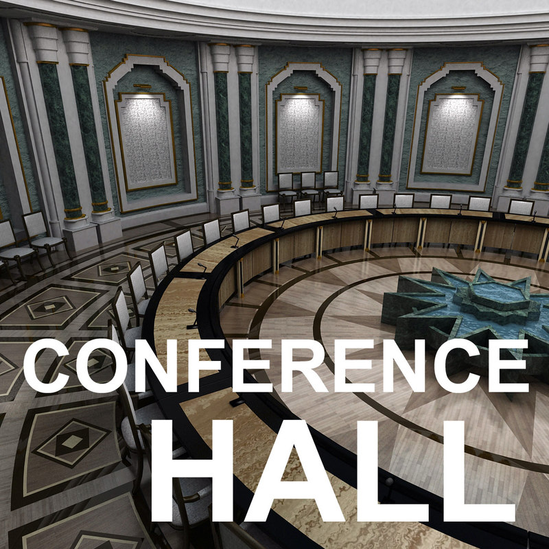 3d conference hall