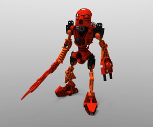 3d lego bionicle tahu -