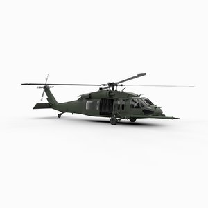 helicopter aircraft army 3d dxf