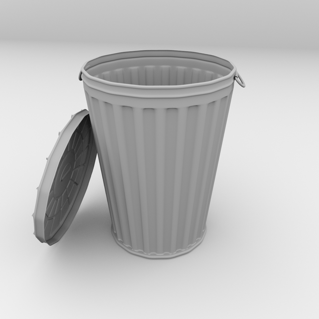 垃圾桶3d模型