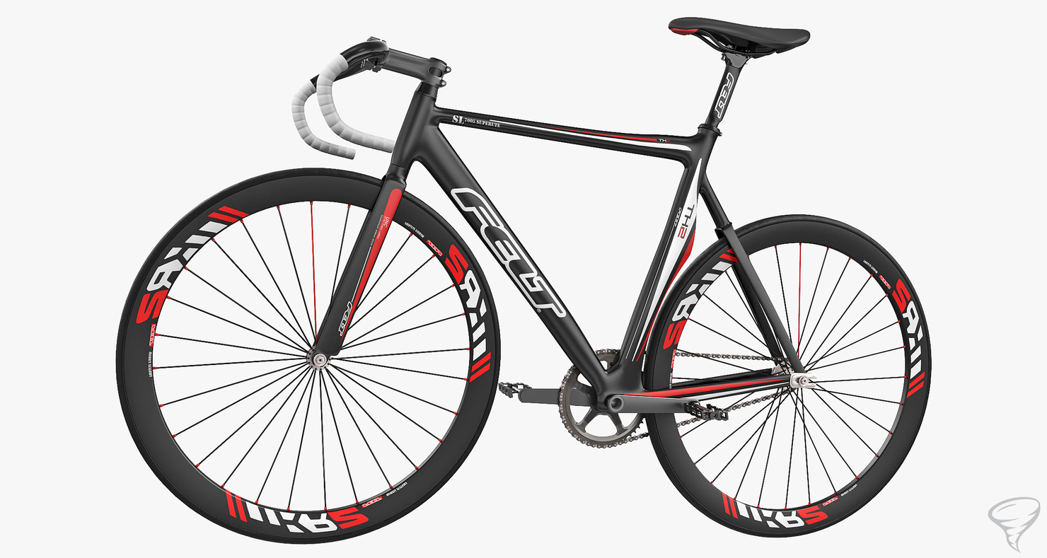 felt track bike tk2 3d max