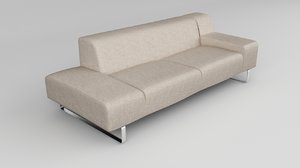 3d model modern european sofa