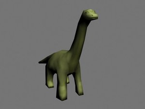 3d brachiosaurus model