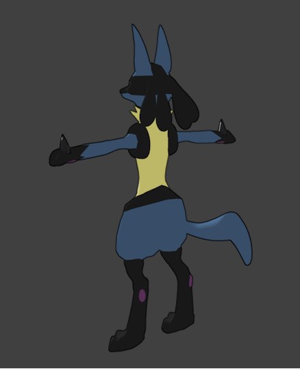 3d lucario pokemon model